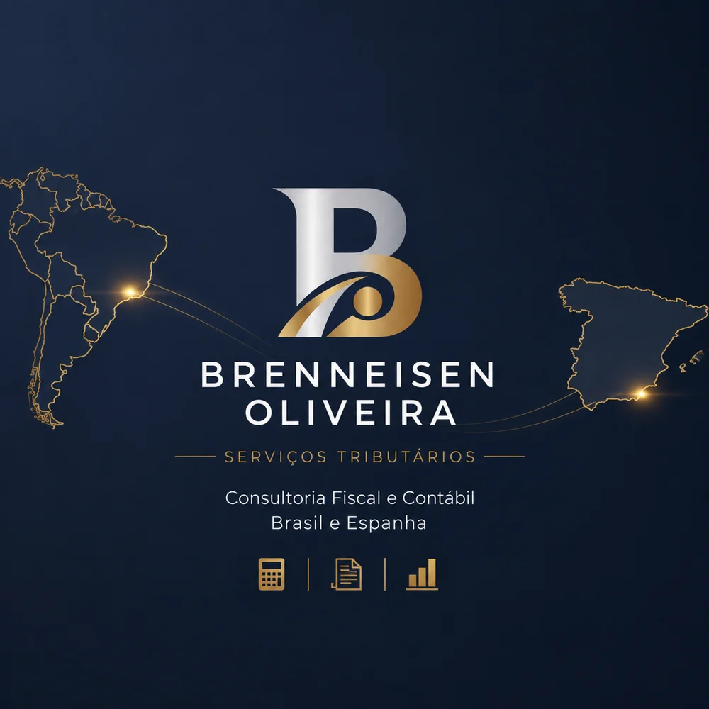 Identidade visual Brenneisen Oliveira conectando Brasil e Espanha